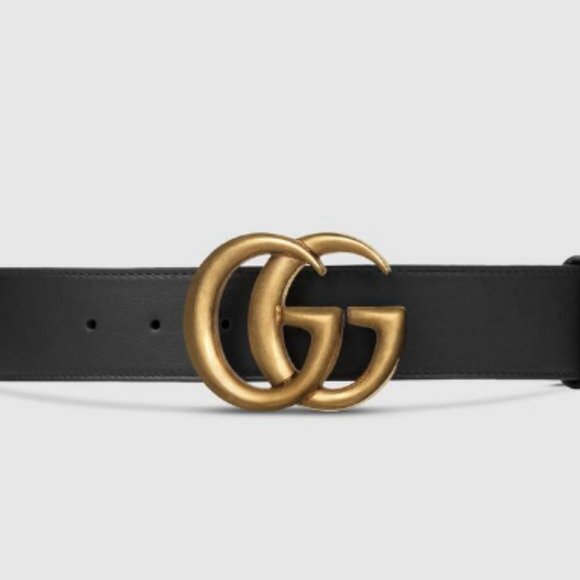 Gucci Accessories - Gucci Leather belt with Double G buckle